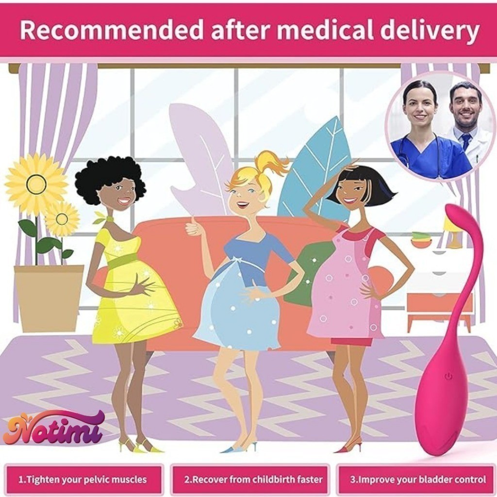 Kegel Ball GRETCHEN PINK Bola Senam Kegel ~cartelspace