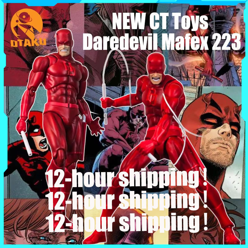 New Ct Toys Daredevil Mafex 223 Figure Shf Daredevil Comic Action Figure Pvc Figurine Statue Model C