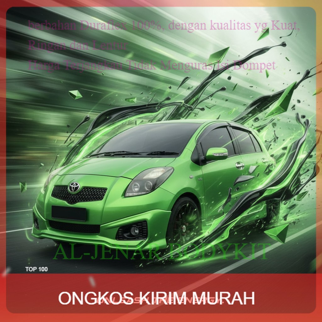 BODYKIT YARIS ADAPTASI TRD 2006 2007 2008 BEMPER / BUMPER YARIS