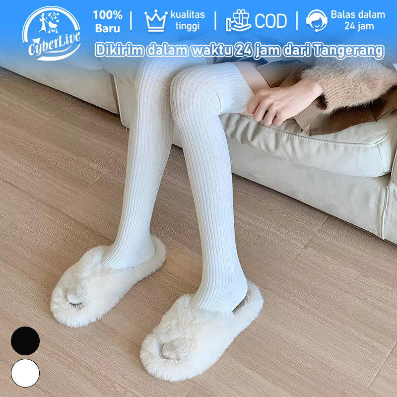 Kaos Kaki Panjang Wanita Korean Style Y2k Trendy Fashion Kaos Kaki Panjang Tebal