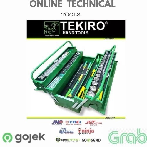 tekiro TB 1651 mechanic mekanik tool kit tool box set 66 pcs toolbox