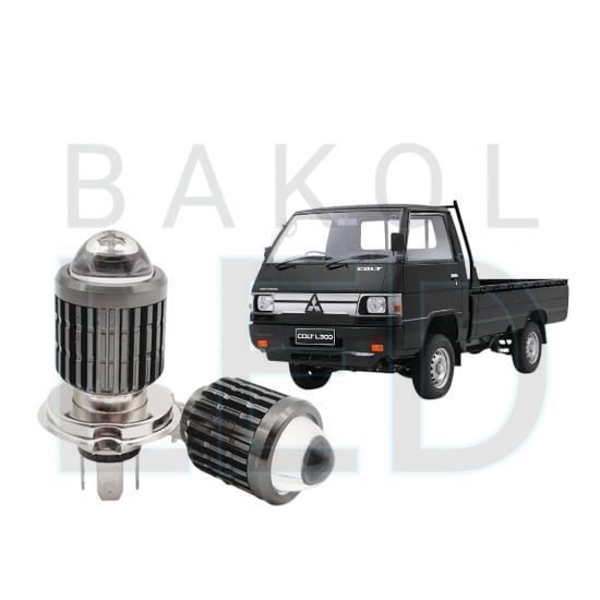 2pcs Lampu Utama LED H4 Laser Putih Mobil Mitsubishi L300 BL