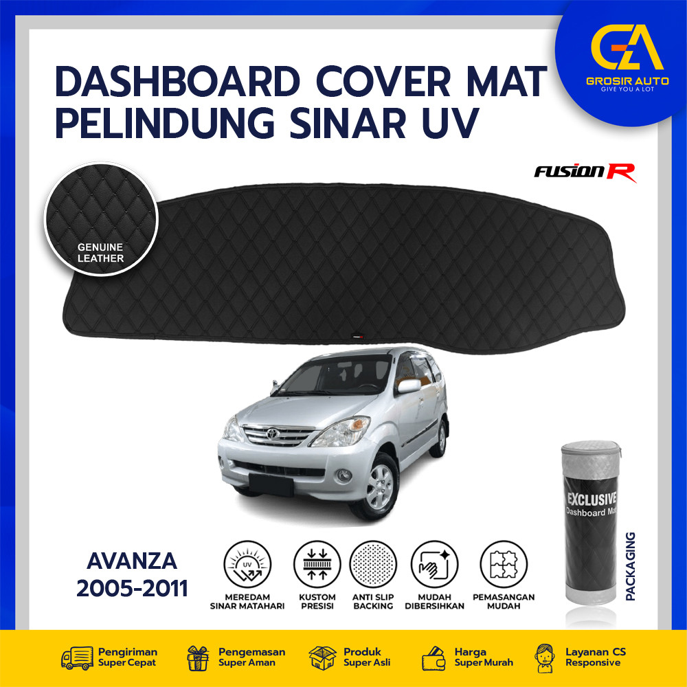 Car Cover  Dashboard Mobil Avanza Xenia 2005 - 2011 Premium Custom Fit / Pelindung Dashboard Mobil E