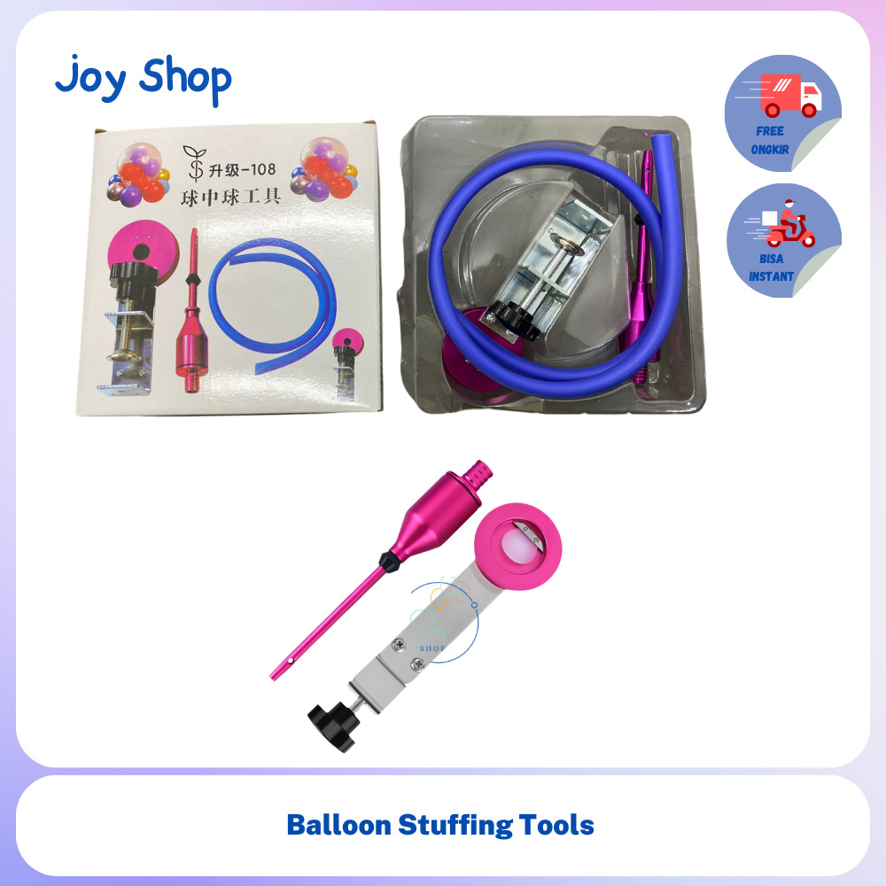 Balloon Stuffing Tools Alat isi Balon Kecil ke PVC Transparan Jumbo
