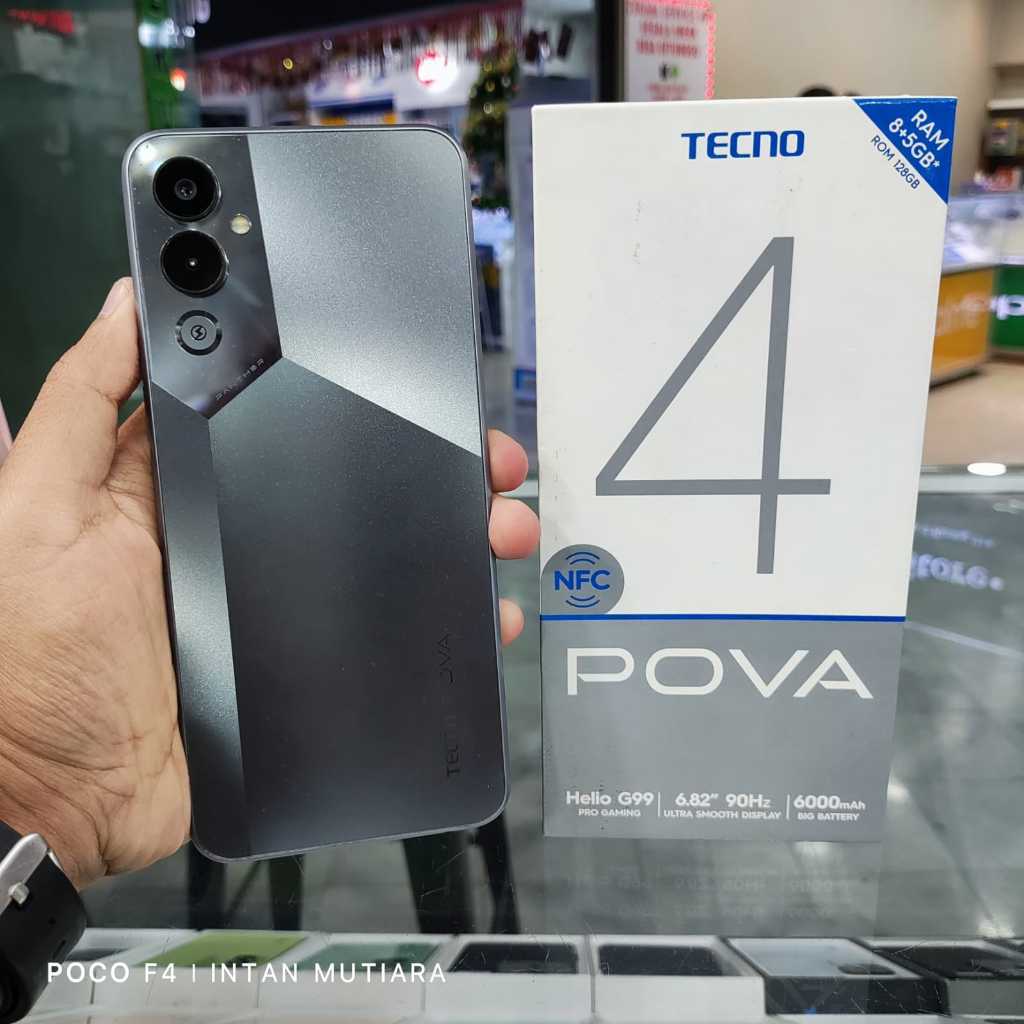 Tecno Pova 4 Ram 8GB Rom 128GB Second Resmi