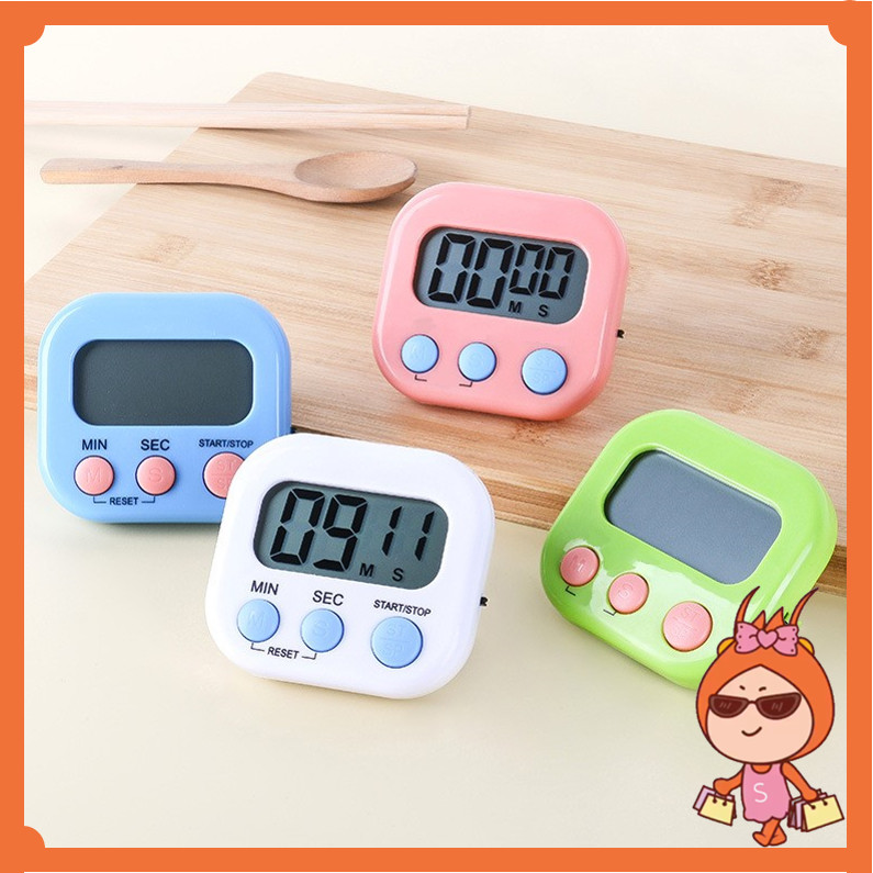 Reseller Welcome - H6742 Alarm Digital Dapur Mini Portable / Digital Kitchen LCD Timer Stopwatch / P