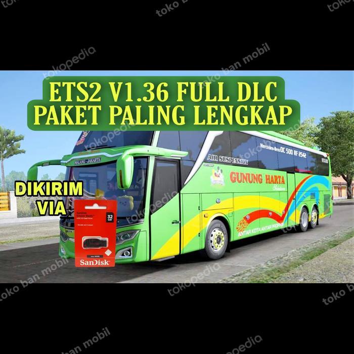 MainanSeru Game Bus Simulator ETS2 V1.36 Paling Lengkap Terbaru FULL DLC