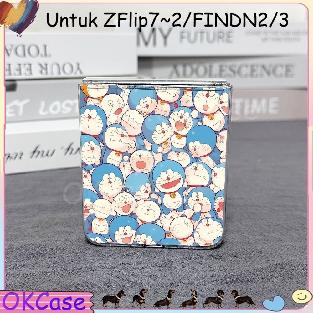 Casing HP Lipat Samsung Z Flip & OPPO N Flip Aesthetic Elegan | Z Flip 7 6 5 4 3 2 F7070 F711 W23 W2