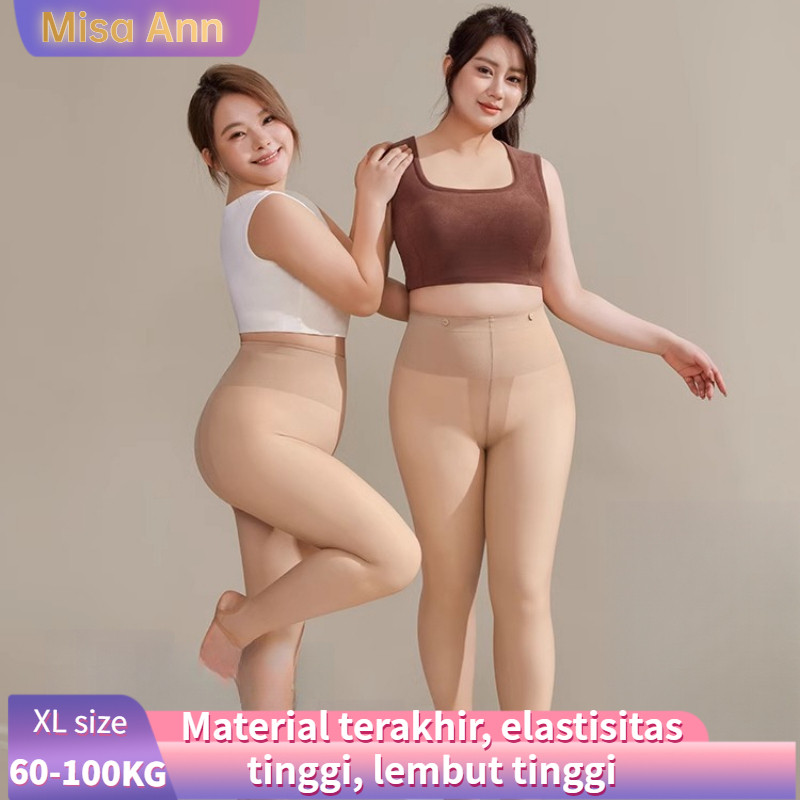 ️️️ XL Size Pantyhose Wanita hamil Stocking Legging Wanita Warna Kulit Hitam Winter Translucent