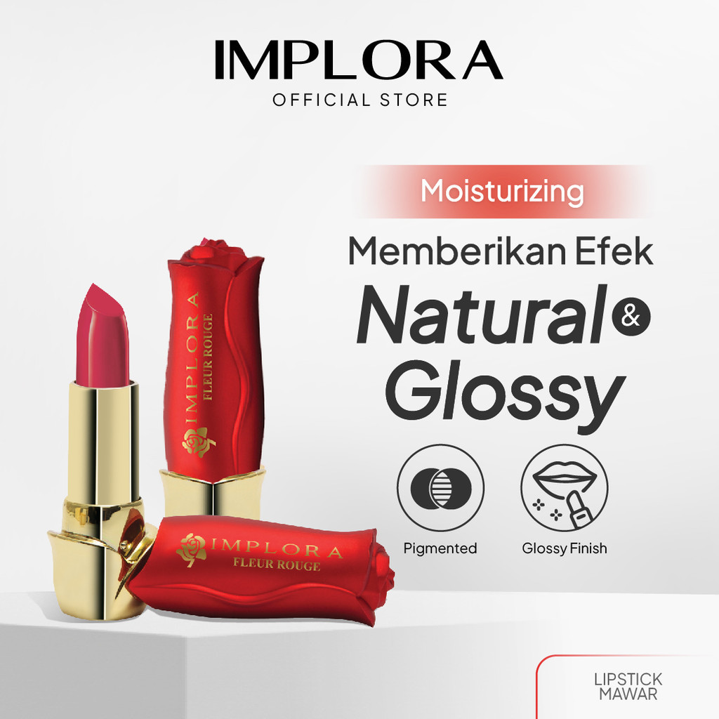 Implora Lipstik Mawar