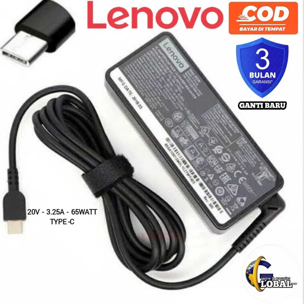 [RANGGA MART] Adaptor Charger LenovO 65W Usb Type C Original Thinkpad T480 T490 E580 E490 E490s E590