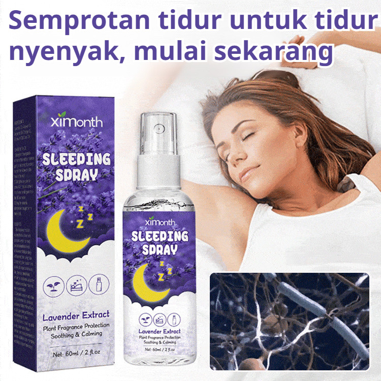 SL- Tidur Nyenyak Instan Semprotan Lavender Sleep Spray/Relaxation/Aromaterapi/Insomnia Relief/Tidur