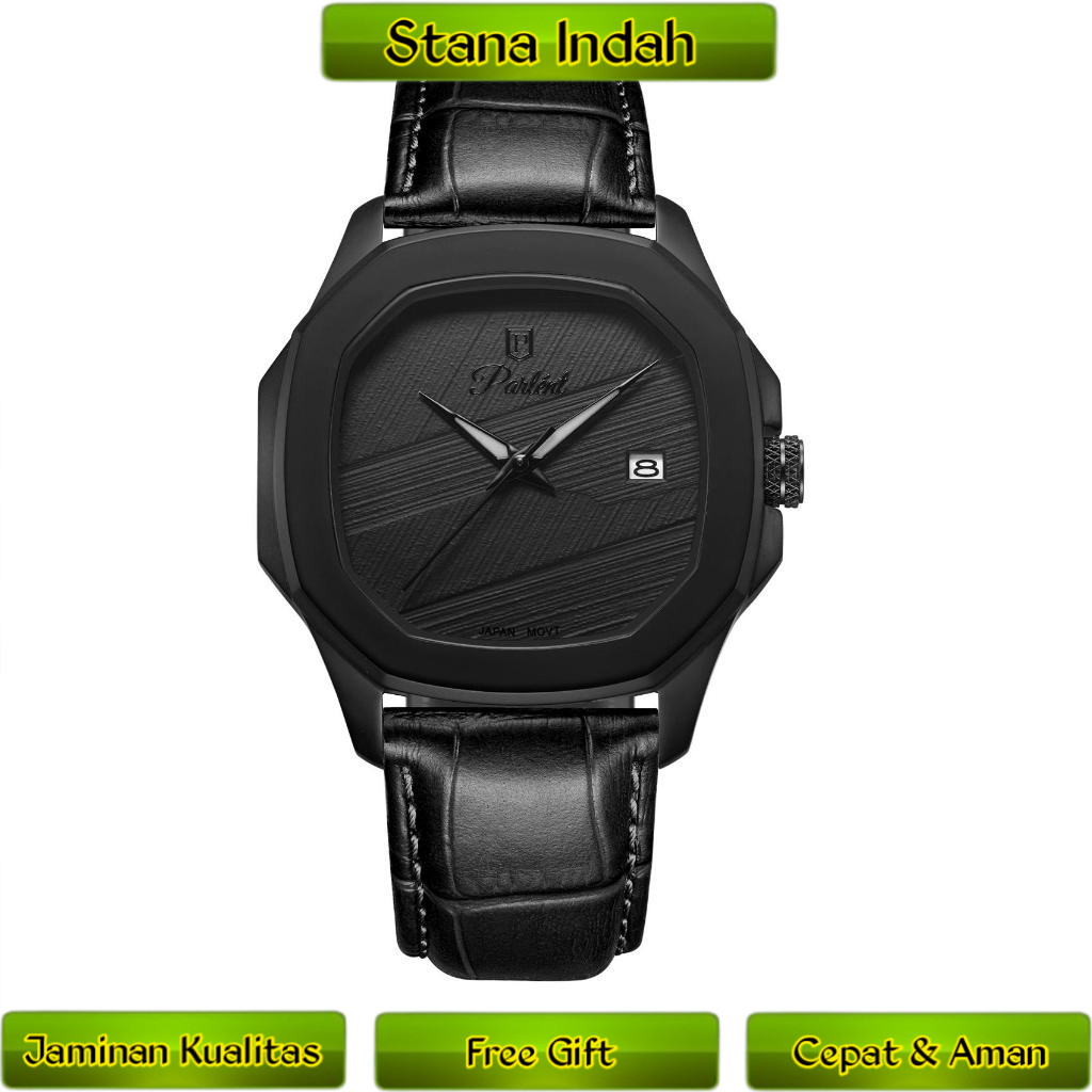 Jam Tangan Pria Parlent Gallant Graphite Black