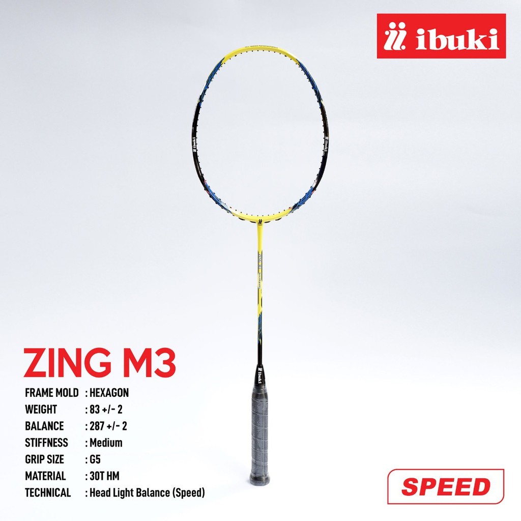 Raket Badminton Raket Bulutangkis IBUKI ZING M3 ORIGINAL