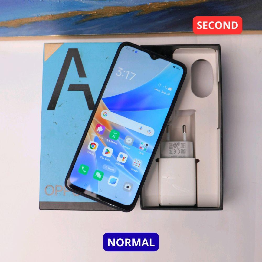 OPPO A17K 3/64 GB HP SECOND ORIGINAL SINAR MUTIARA CELL