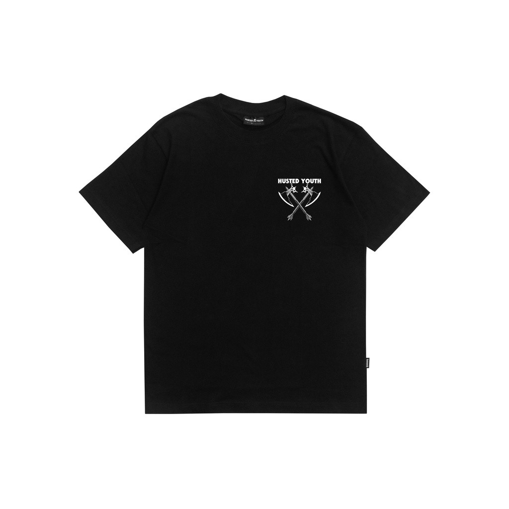 (COD) HUSTED KAOS HITAM AXOS