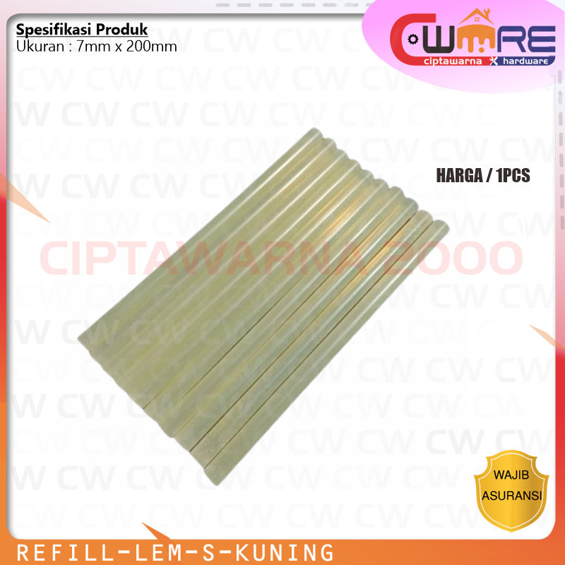 Refil Lem tembak Kecil Warna-warni glue gun refill isi ulang - BST - CW2H