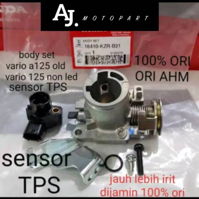 16410KZRB21 Body set  KZR throttle body only vario 125 techno lama vario 125 non led vario 125 ori h