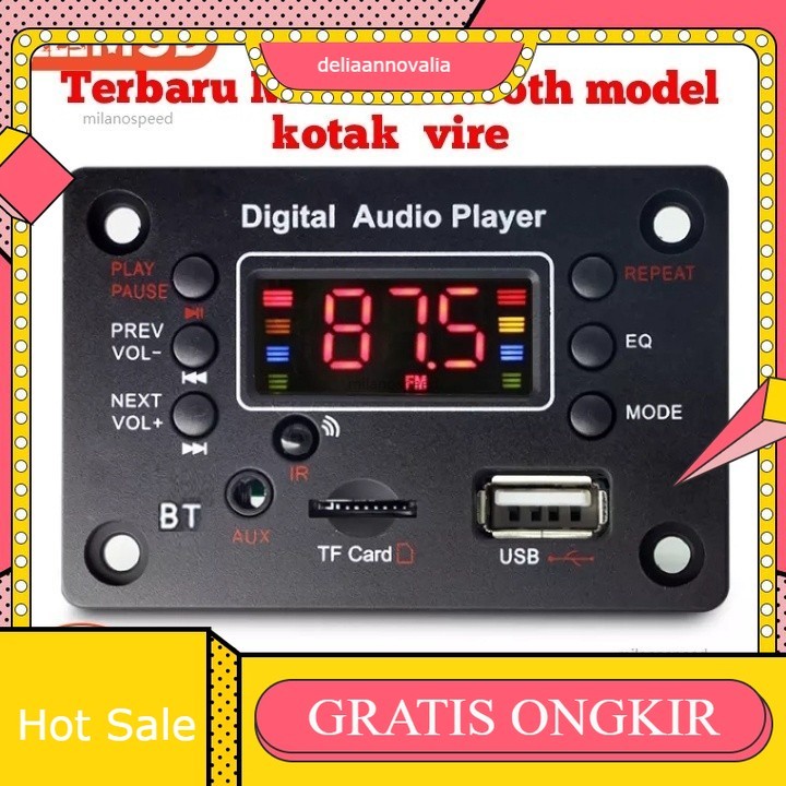 kit modul mp3 bluetooth terbaru kotak vire 060