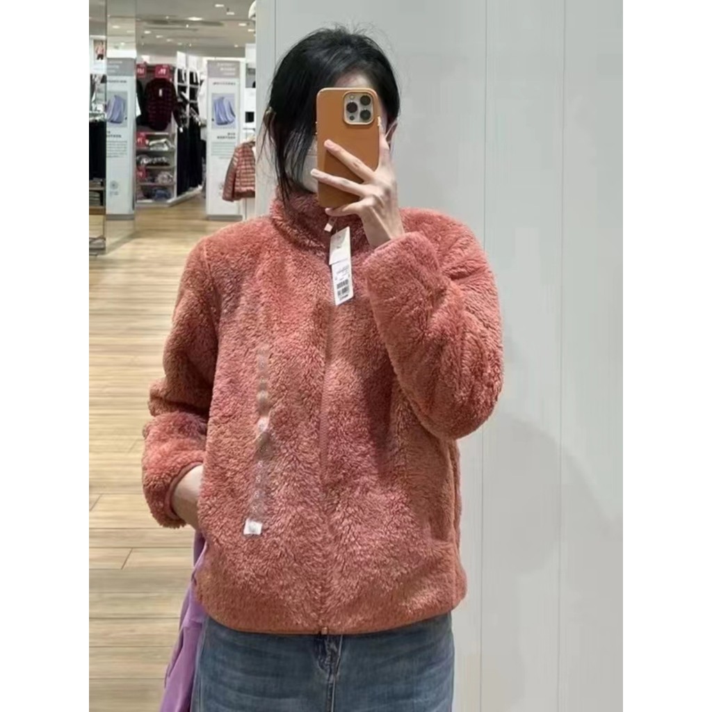 Jaket Hangat Kerah Bulu Kerah Berdiri