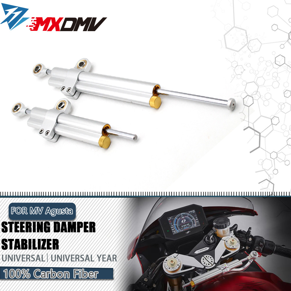 Motorcycle Universal Steering Stabilizer Linear Steering Damper FOR MV Agusta Veloce 800 Brutale 800