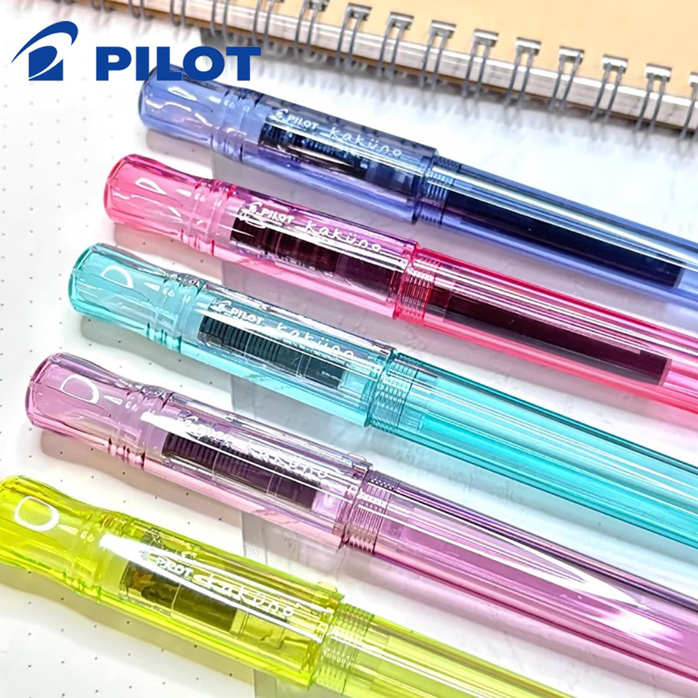 New Japan Pilot KaKuno Fountain Pen Colored Limited Gift Set Student Sool Supplies Kawaii Stationery