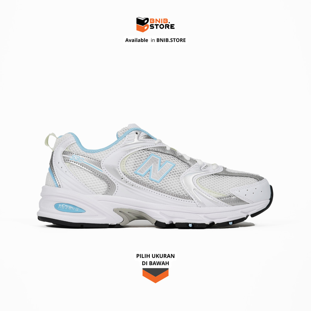 NB Sneakers Wanita 530 White Chrome Blue Original