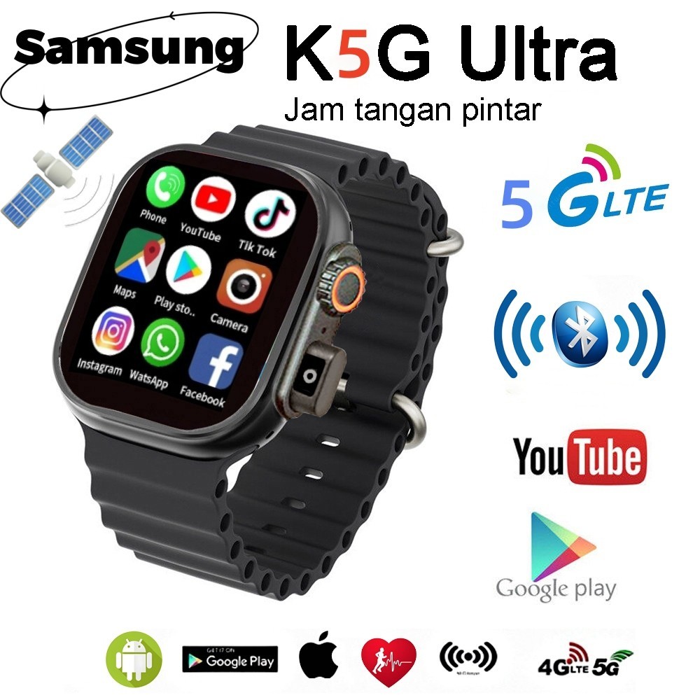 hot deals cod 100%ori samsung lds 5g smartwatch s9 ultra/s10 ultra 12+256gb playstore bluetooth gps