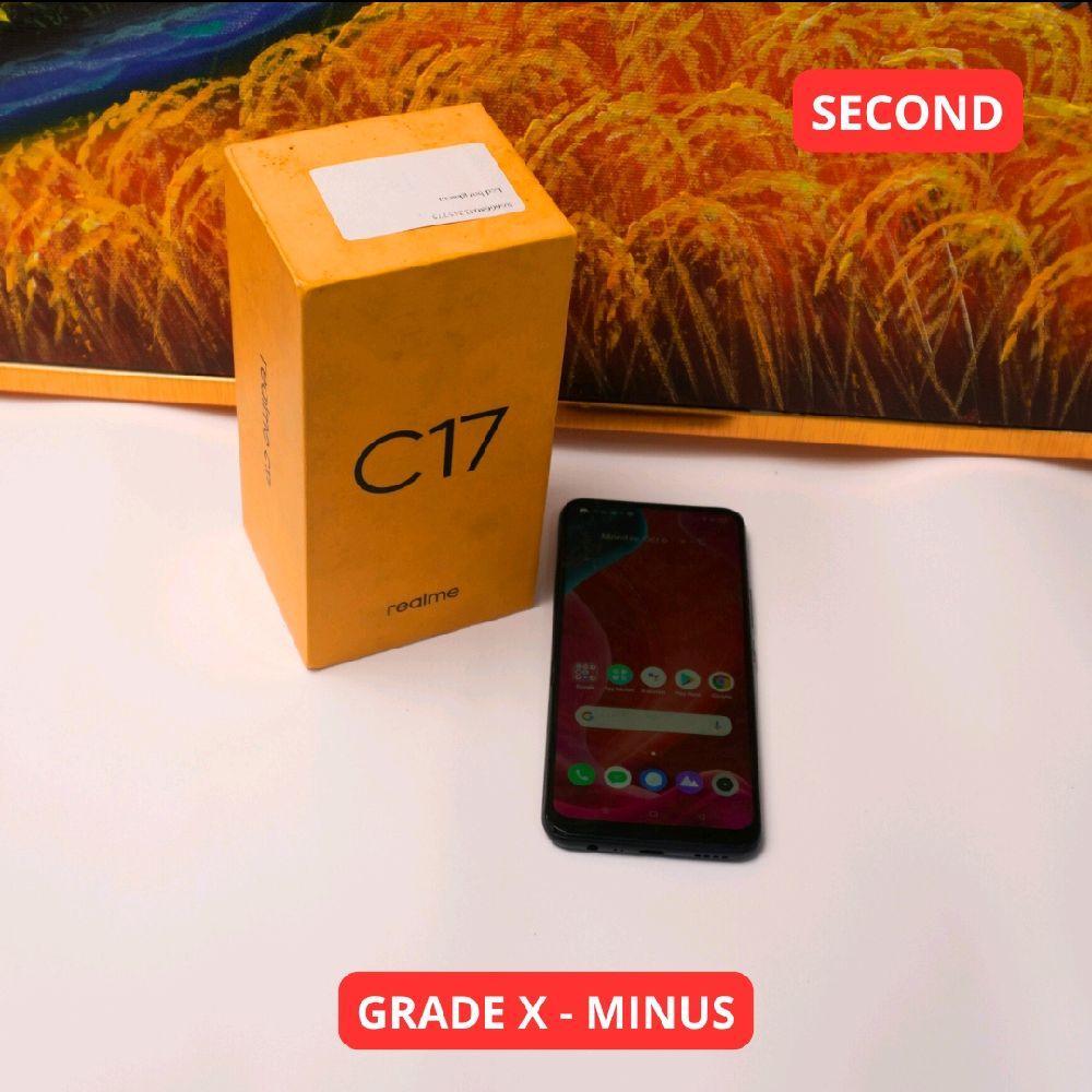 REALME C17 6/256 GB GRADE X - MINUS HP SECOND ORIGINAL SINAR MUTIARA CELL (3717)