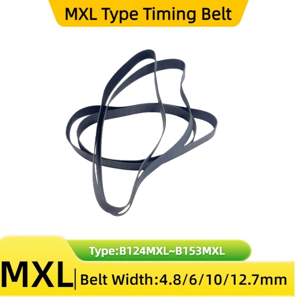 MXL Timing Belt Width 4.8mm to 12.7mm Type:B124MXL B125MXL B130MXL B135MXL B138MXL B140MXL B142MXL B