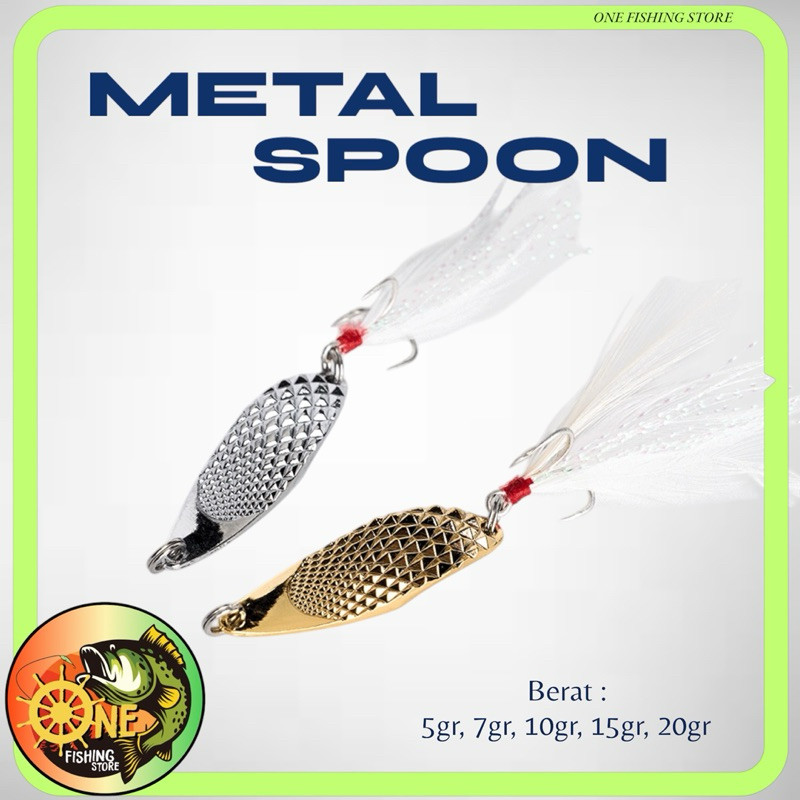 Metal Spoon Lure Micro Jig Umpan Pancing Umpan Jigging Ultralight