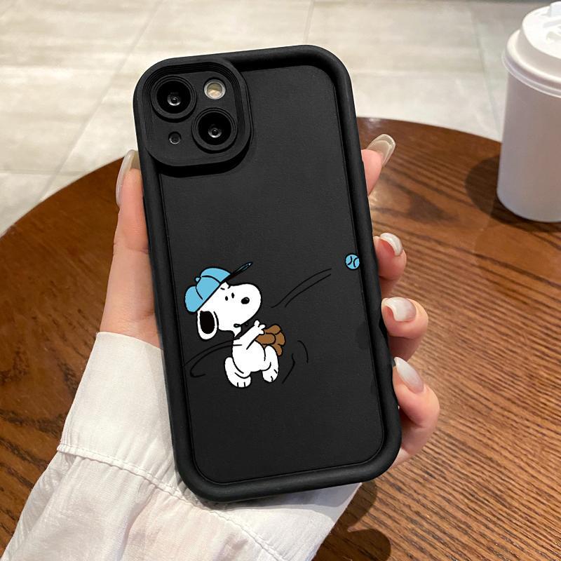 Case OPPO Reno5 4G 5G Reno3 Reno4 F Lite K Z Reno6 Soft Silicone Pro Camera Kartun Snoopy Casing Ter