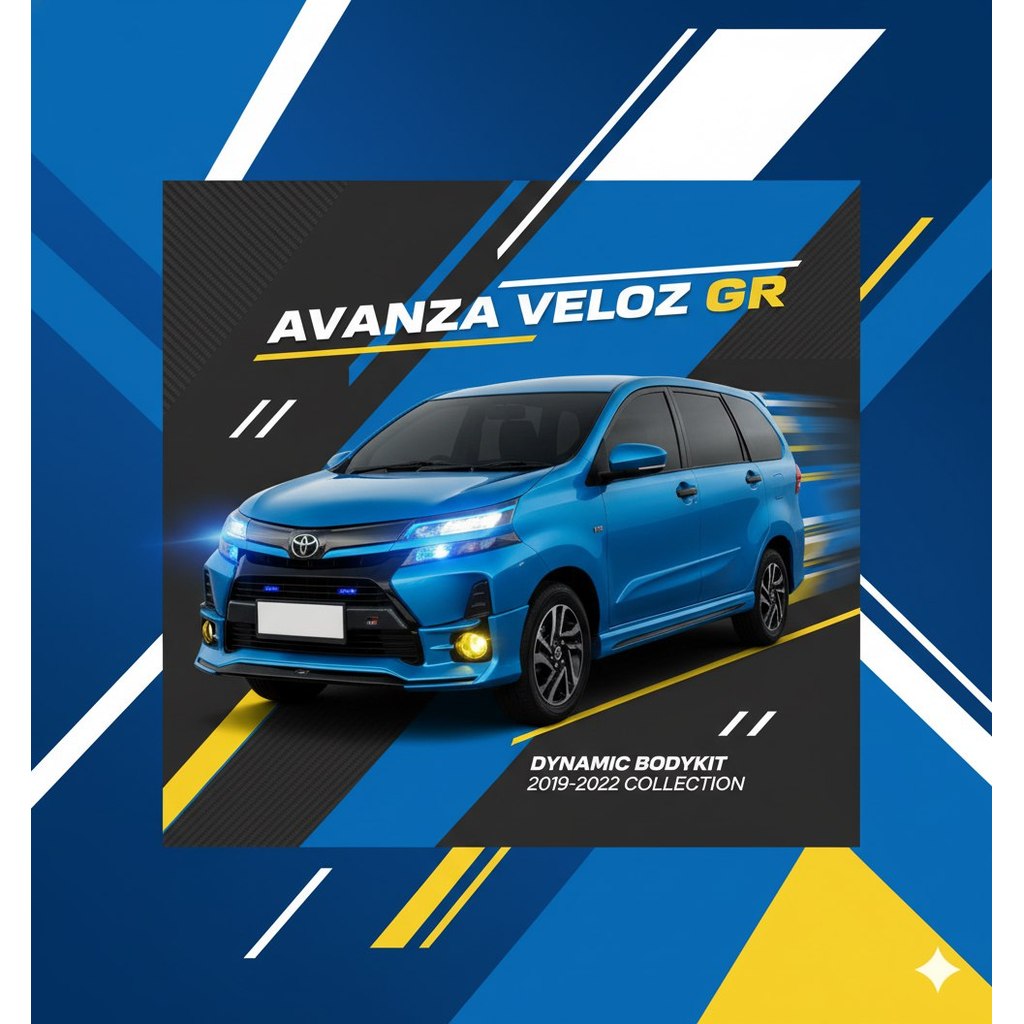 BODY KIT bodikit bemper BODIKIT VELOS bodykit avanza veloz gr 2019 2020 2021 2022  bodykit toyota av