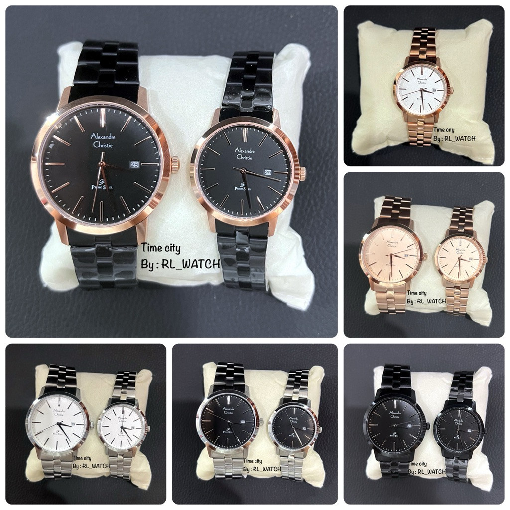 Jam Wanita Pria ALEXANDRE CHRISTIE AC1007 Rantai