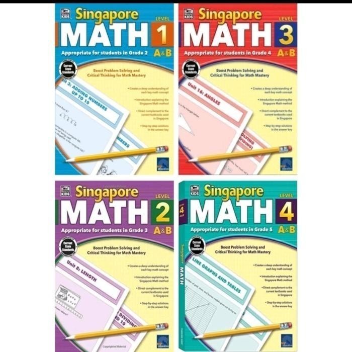 Buku Fisik Buku Singapore Math Level 1
