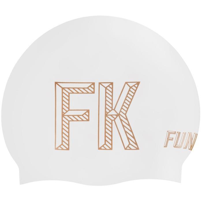 Silicone Cap Funky Trunks & Funkita - Stencilled WH