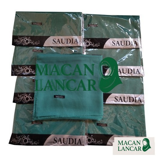 Jilbab Saudia Warna Pkk Hijau Botol Hijab Bahan Tebal tidak nerawang