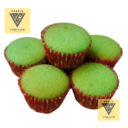 PCV Kue Brownies Mini Pandan 1kg Brownies Pandan Kering Brownies Kering Mini Pandan