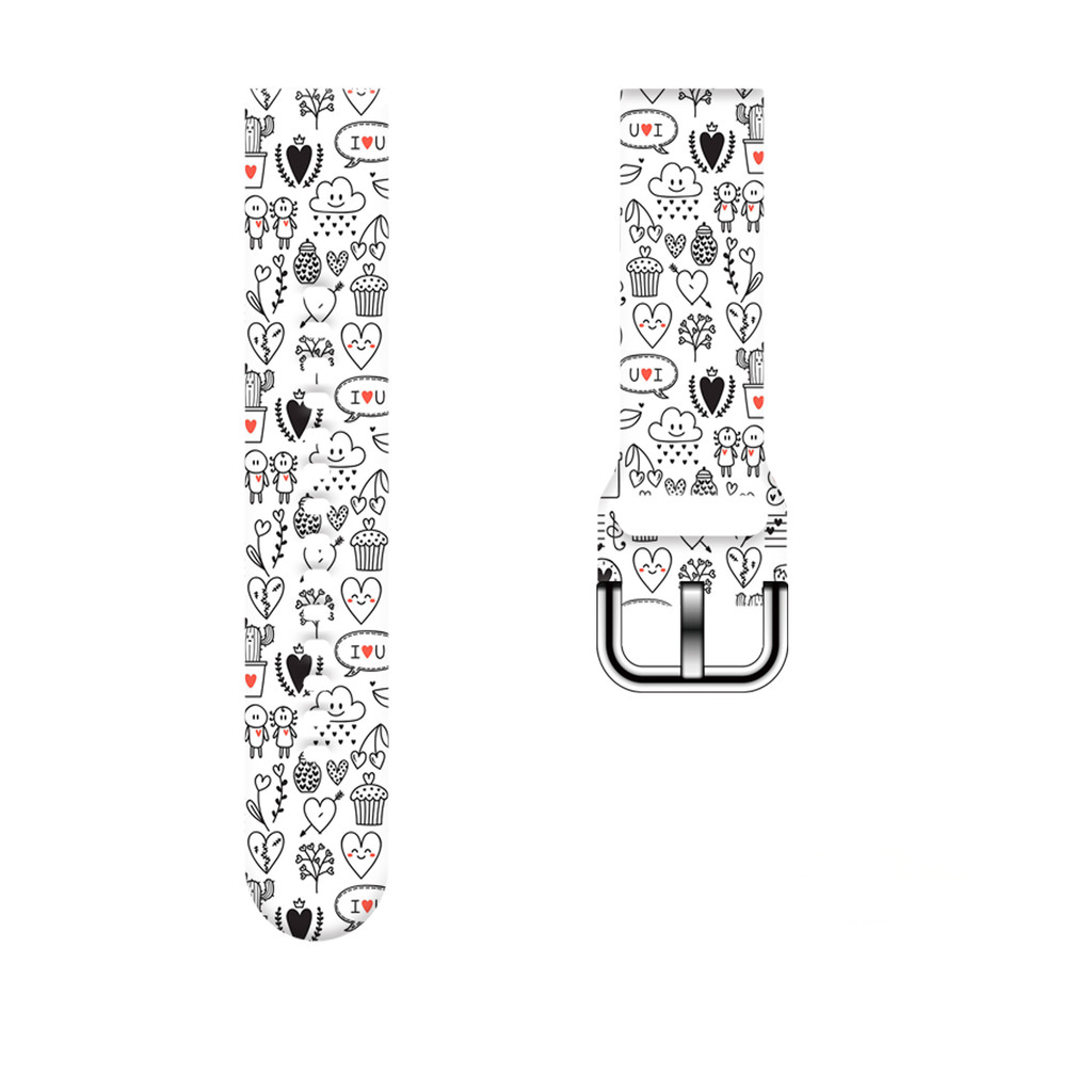 20mm Valentine's Day Strap for Samsung Wat 7/6/5 40mm 44mm Band Replaceable Braceclet 22mm for Amazf