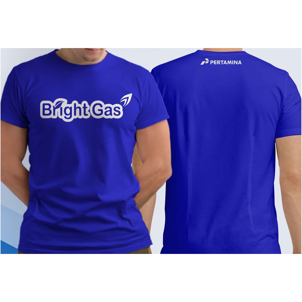Kaos Pertamina Bright Gas Baju Perusahaan