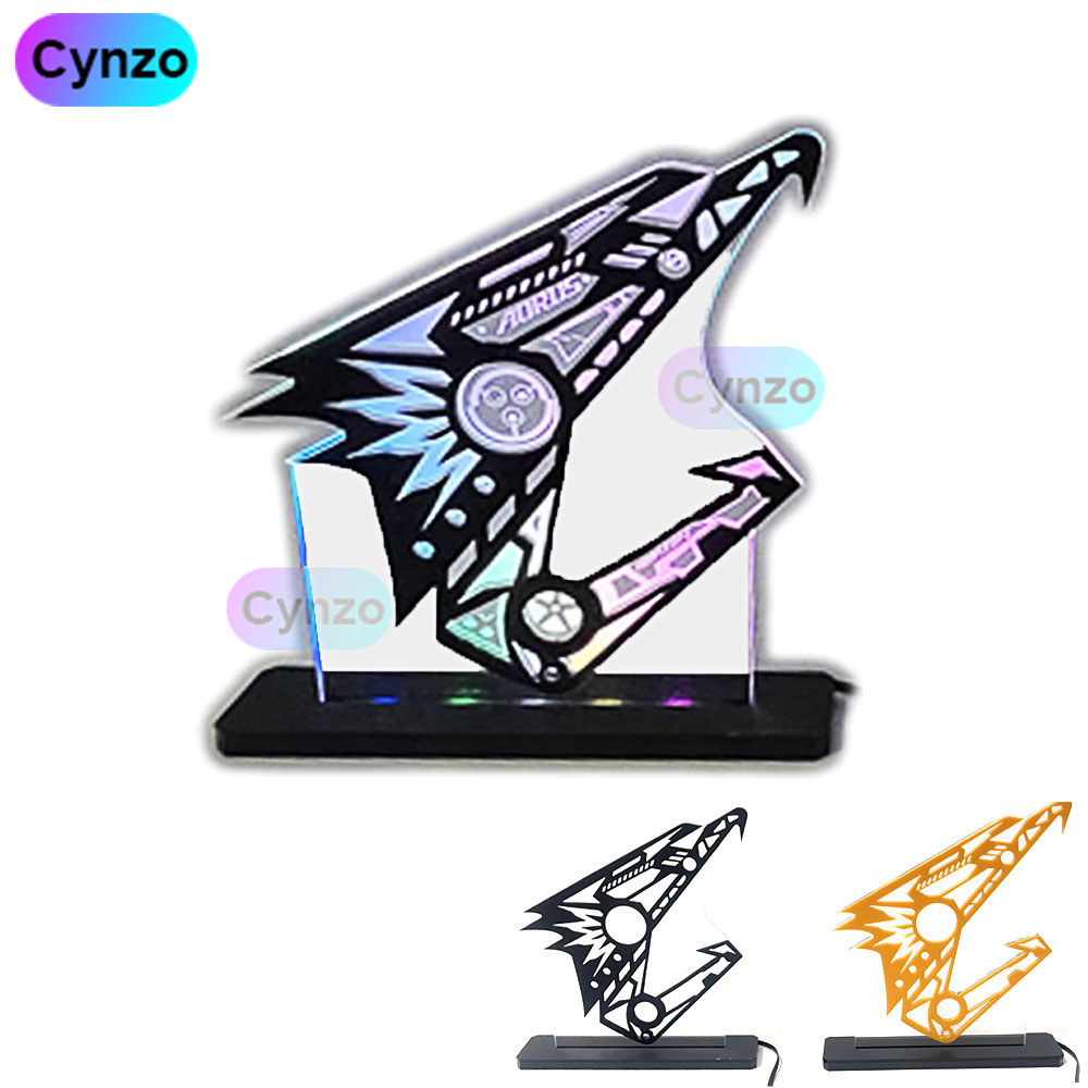 Y Handmade Ornaments for GIGABYTE AORUS Computer Case Accessories Acrylic Gamer Cabinet Decoration A