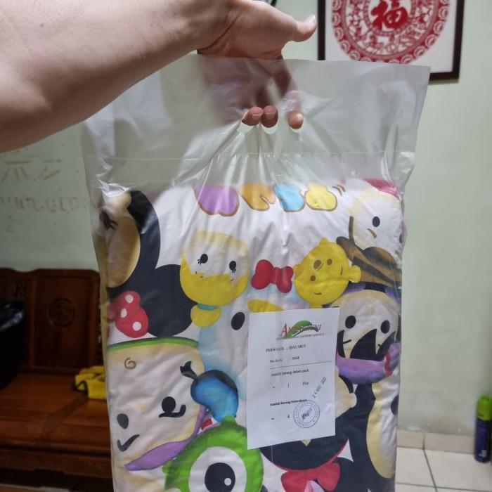 Eka Home - Plastik Jinjing / Plastik Loundry 3 Jari Iso -/+ 1Kilo - Plastik Jinjing, 60