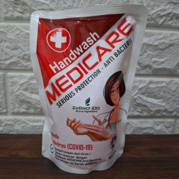 Medicare Red Handwash Anti Bacteria 400 ML