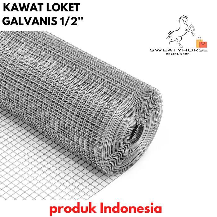 Kawat Loket Galvanis Putih 1/2 Inch Kawat Ram Putih Kawat Ayam Kandang - -