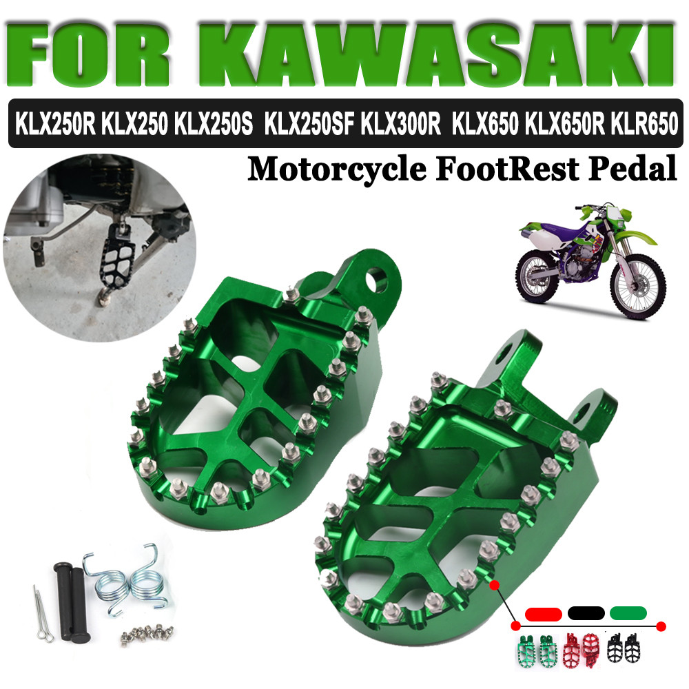 For Kawasaki KLX250R KLX250 KLX 250 KLX250S KLX250SF KLX300R KLX650 KLX650R KLR650 Accessories FootR