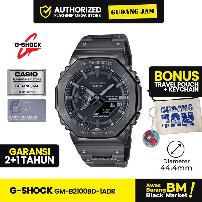 PROMO Jam Tangan Pria Casio GM-B2100BD-1ADR GM B2100BD Digital Watches - Gun Metal
