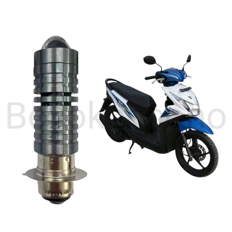 1pcs Lampu depan LED H6 Laser motor Honda Beat FI 2014 2016 Byk