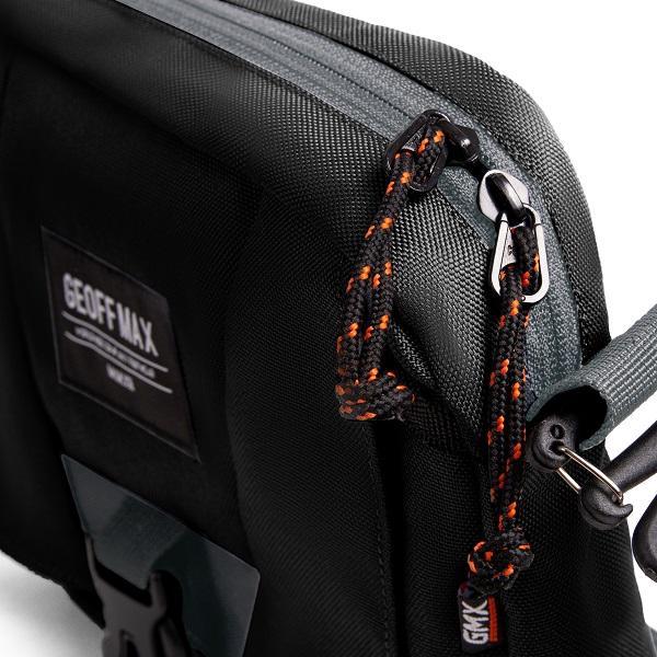 promo  -Geoff Max Official - Lucid Black | Tas Selempang | Slingbag | Waistbag Pria Cowok - BLACK