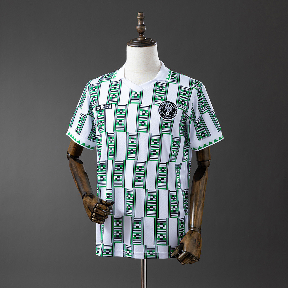 Jersey Retro Nigeria 1994 away T shirt pria