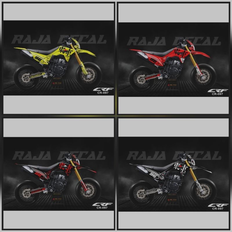 decal stiker CRF 150L full body motif tokyo jappanesse